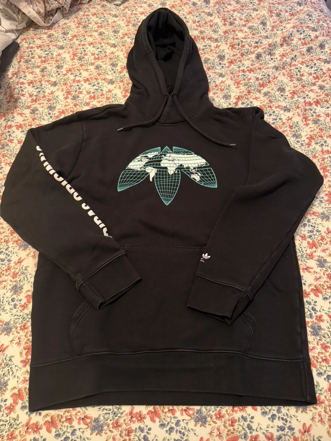 Black Adidas Originals Graphic Hoodie