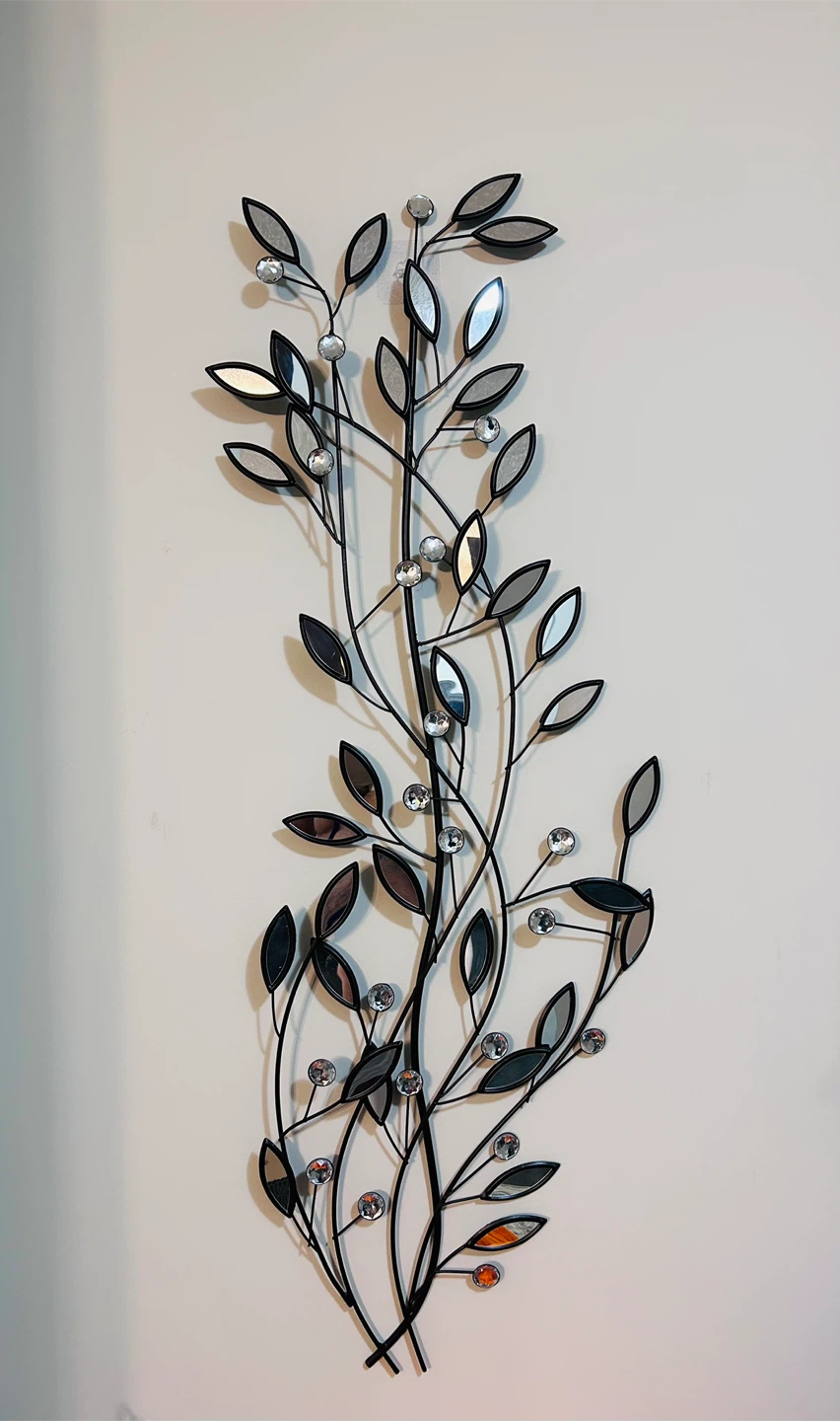 Wall Art, Sold Wood Table, Black Table Fan