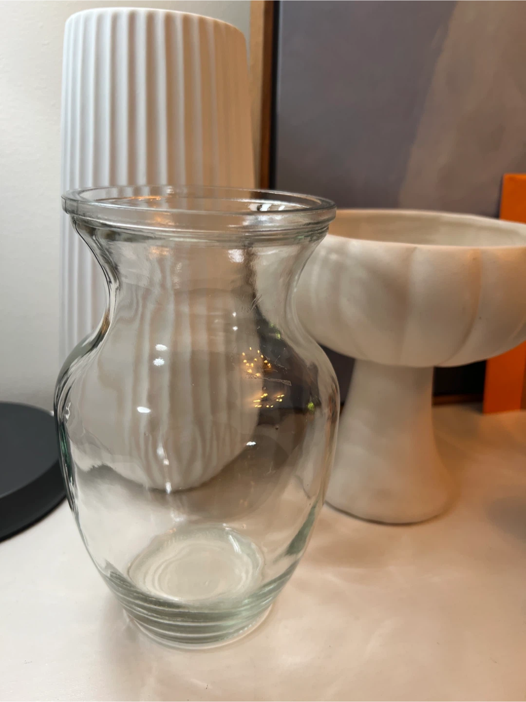 Clear Glass Vase