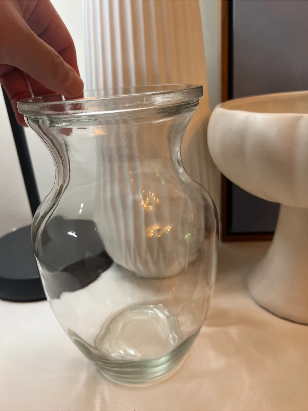 Clear Glass Vase - photo 4