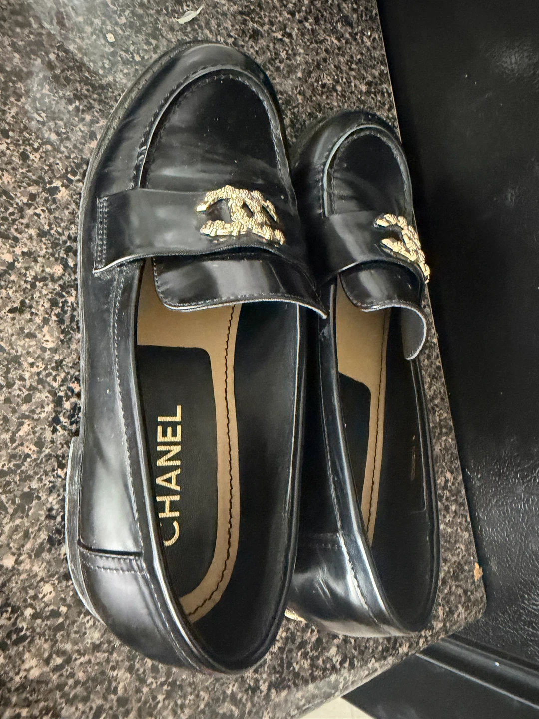 Chanel Black Leather Loafers - photo 5