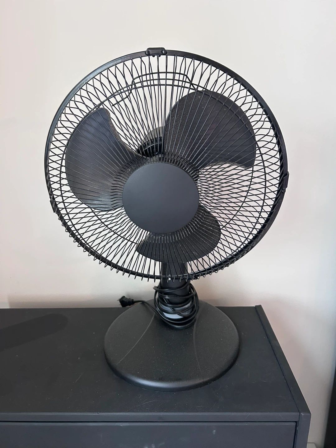 Wall Art, Sold Wood Table, Black Table Fan - photo 3