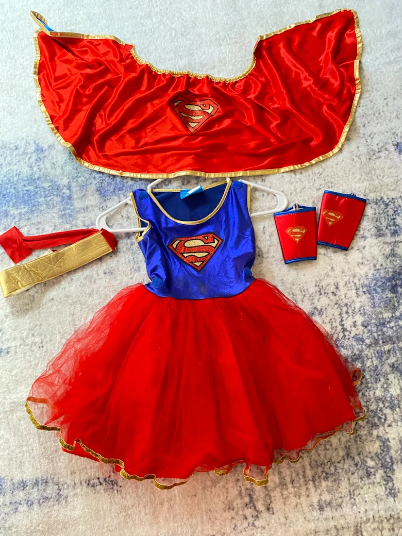 Supergirl Costume Set size 3