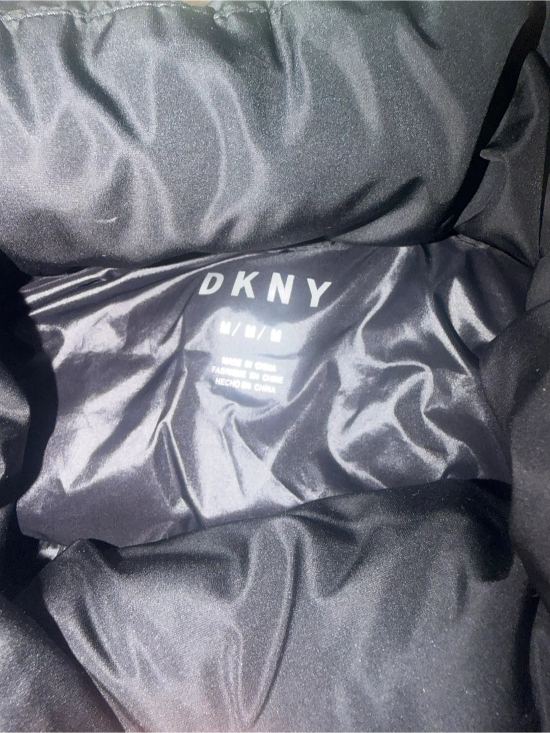 DKNY Black Puffer Jacket - photo 3