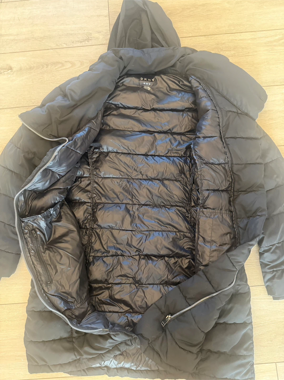 DKNY Black Puffer Jacket - photo 5