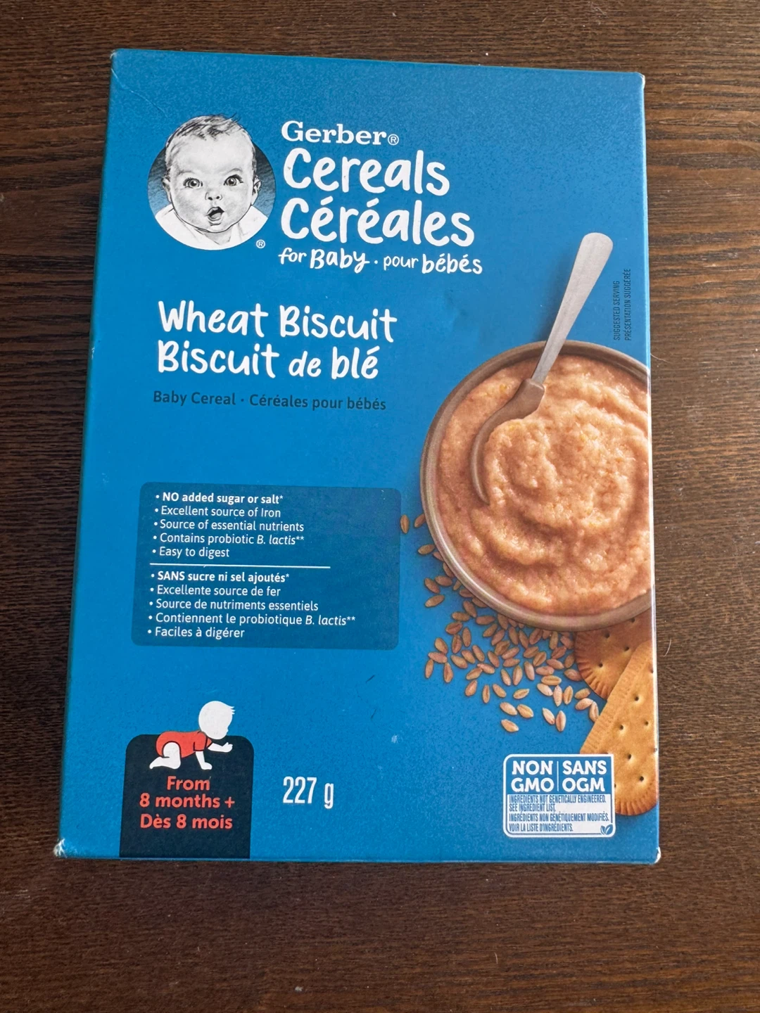 Gerber Wheat Biscuit Baby Cereal