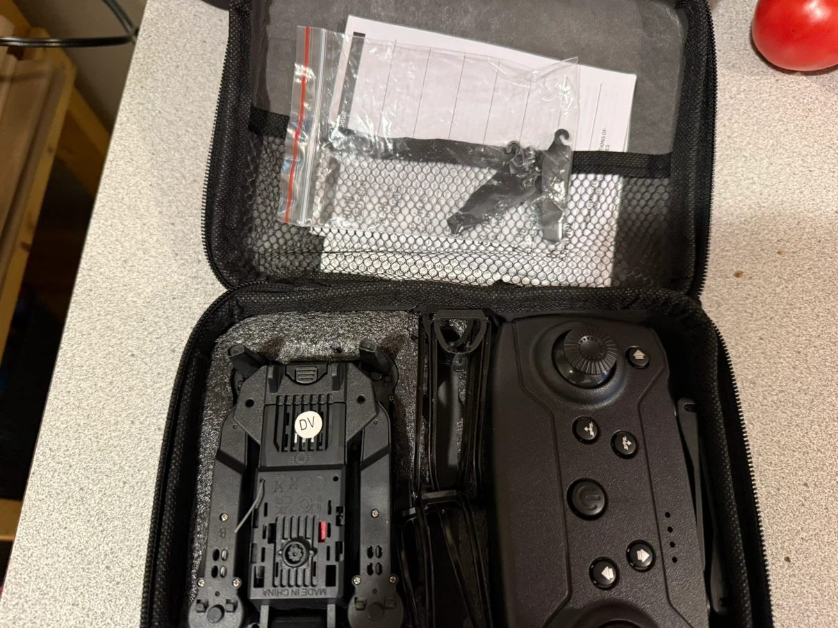 Foldable Drone with Remote Controller and Carrying Case - photo 2