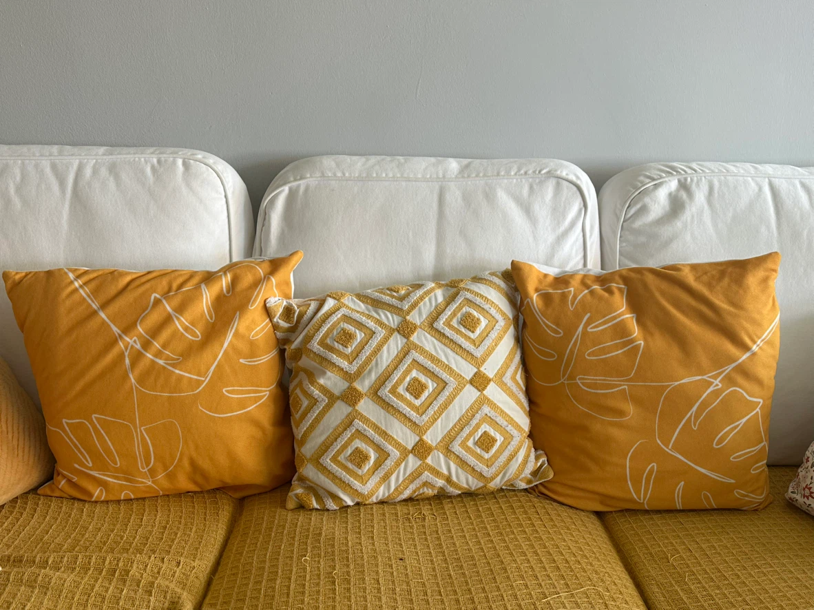 Set of Three Decorative Throw Pillows