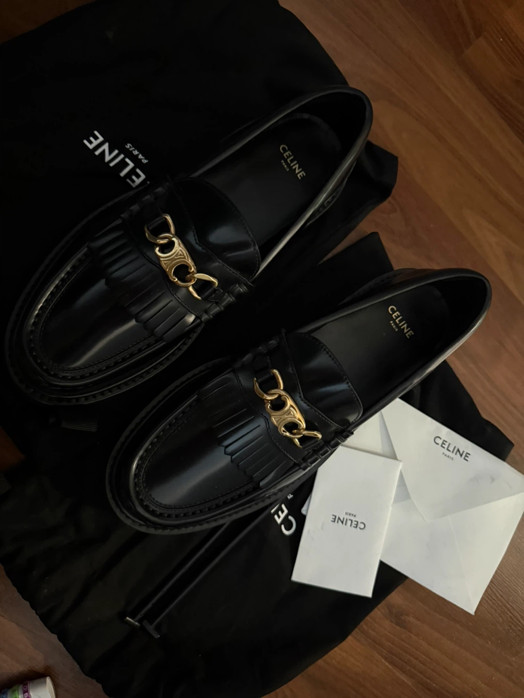 Celine Margaret Loafers in Black - Size 37
