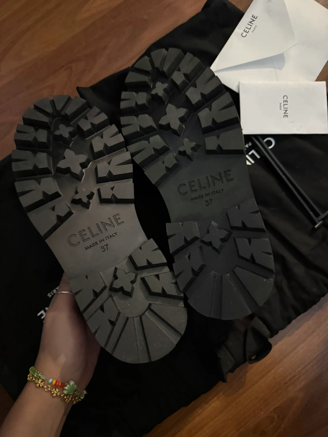 Celine Margaret Loafers in Black - Size 37 - photo 3