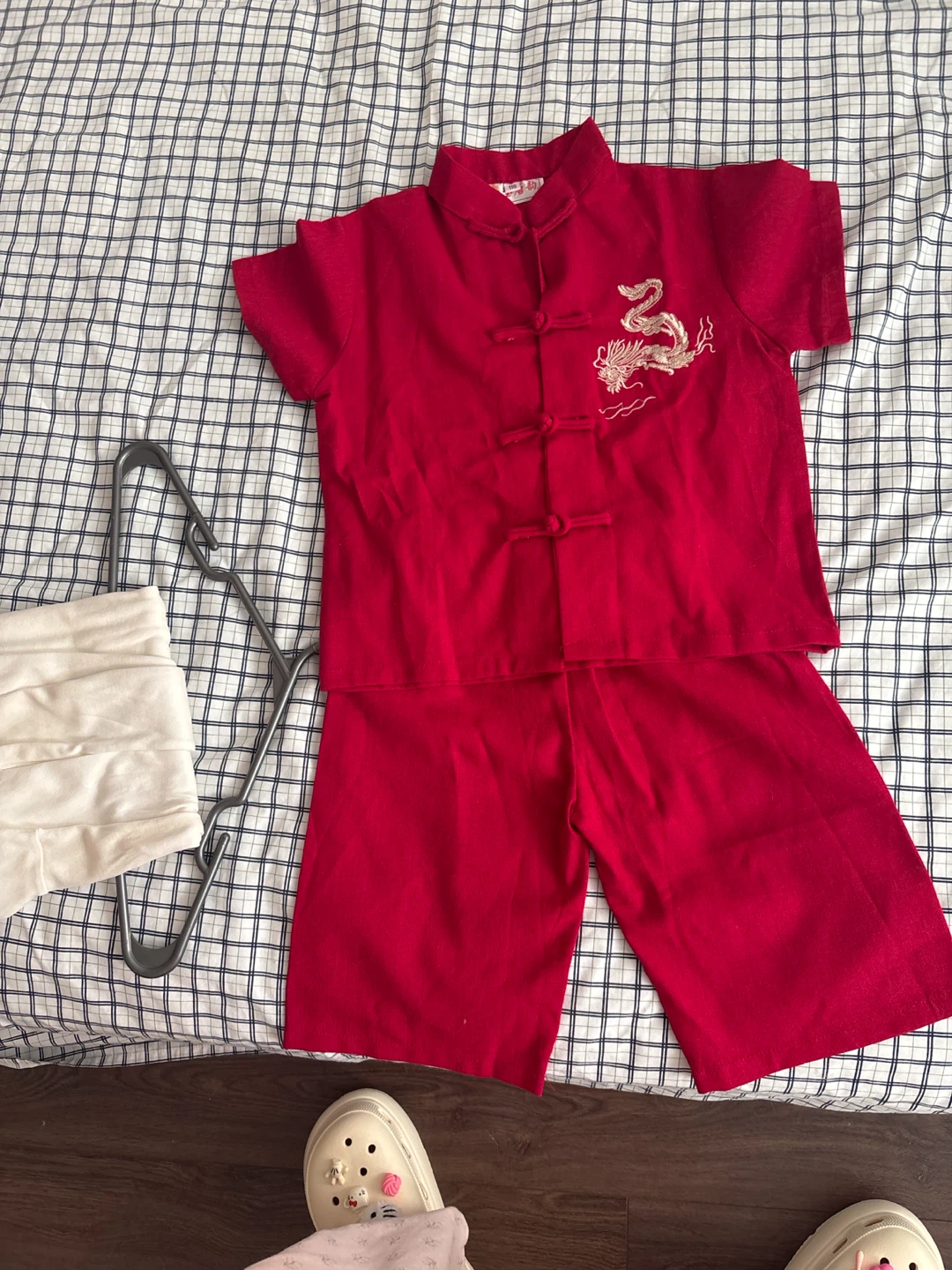 Red Traditional Chinese Dragon Outfit