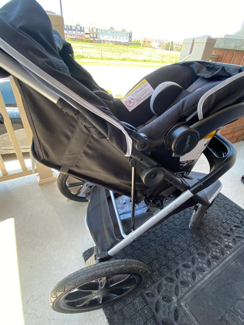 Evenflo Jogging Stroller with Infant Car Seat - photo 5