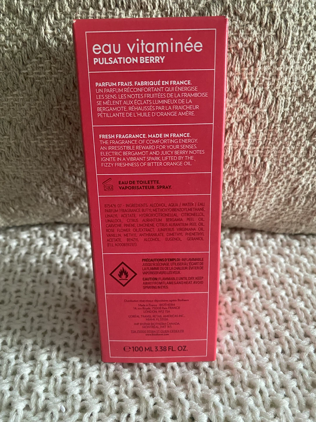 Biotherm Eau Vitaminée Pulsation Berry 100ml - photo 3