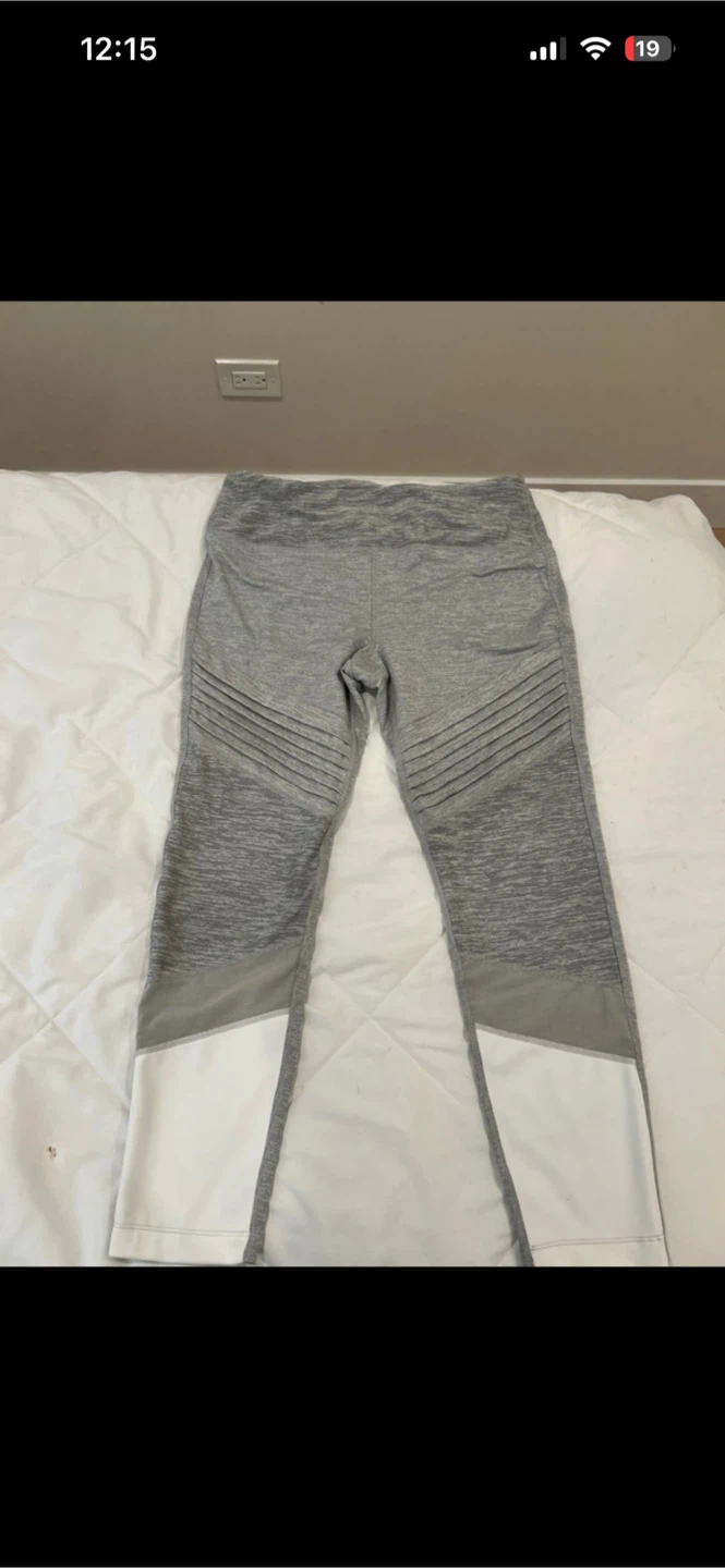 Grey Moto Leggings