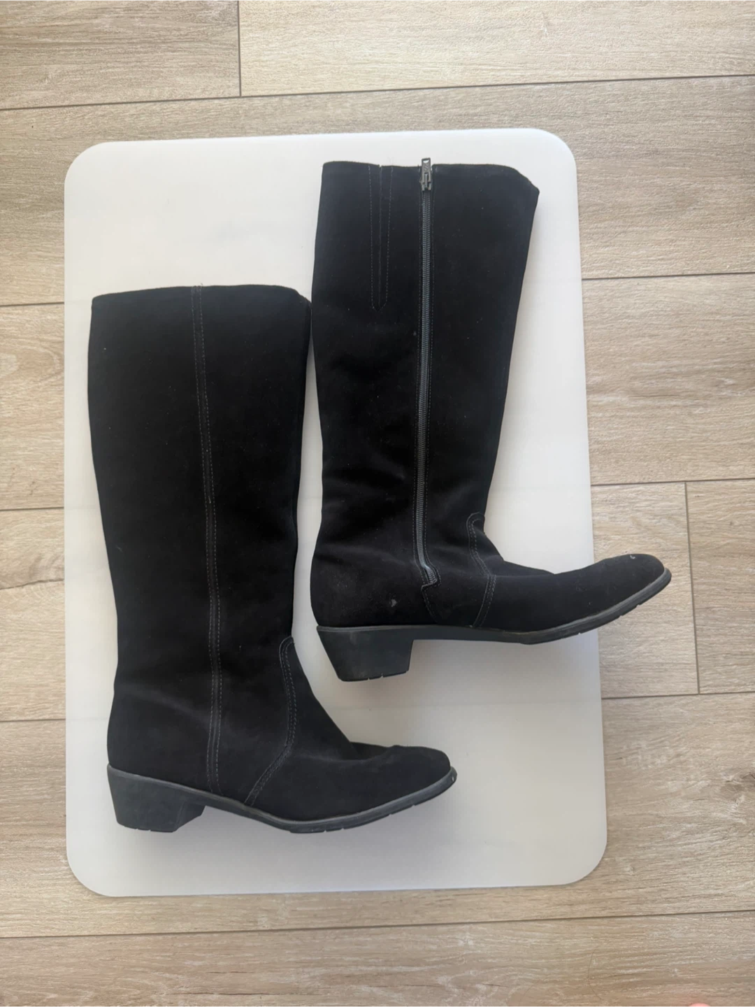Morlands Sheepskin Boots Black Size 9.5