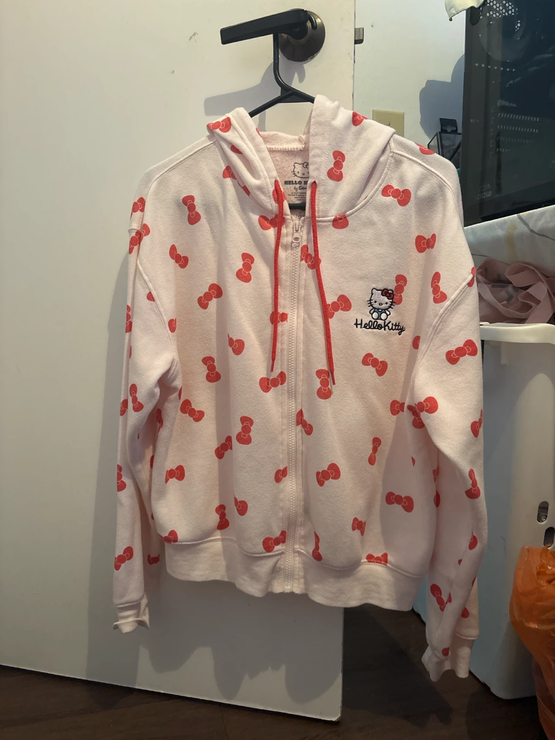 Hello Kitty Zip-Up Hoodie Mediumm