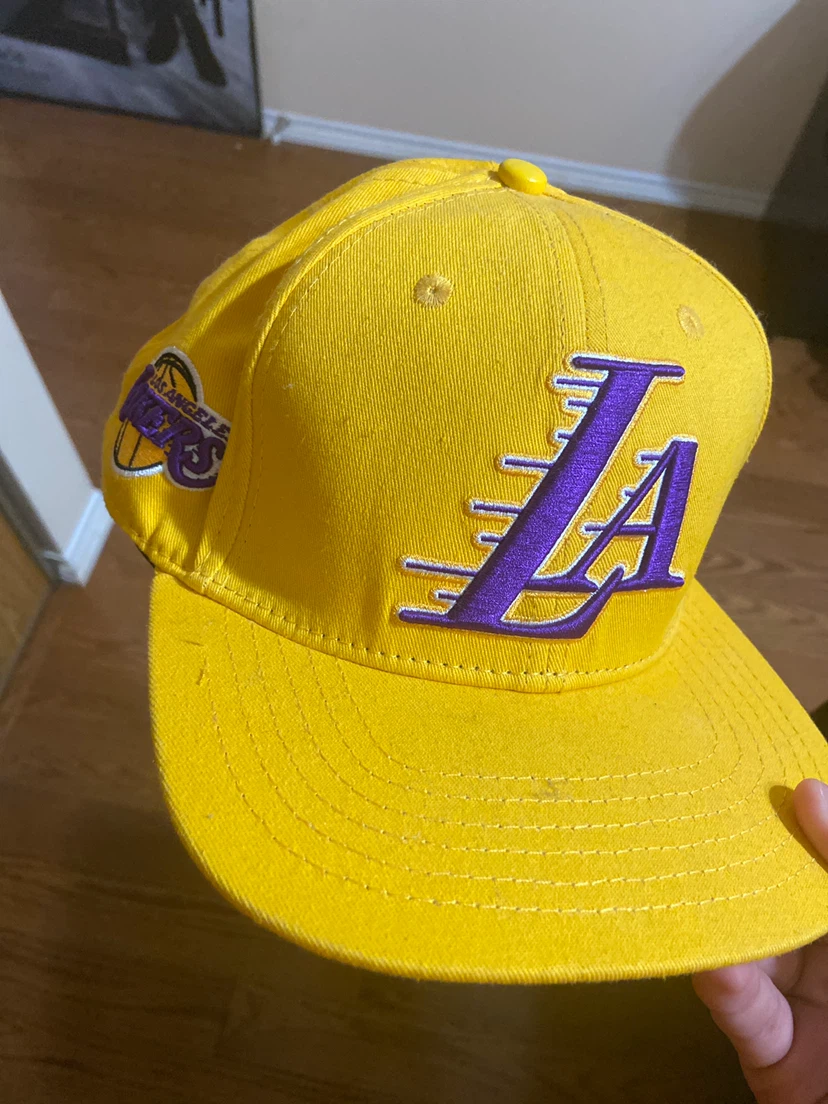 Los Angeles Lakers Yellow Baseball Cap