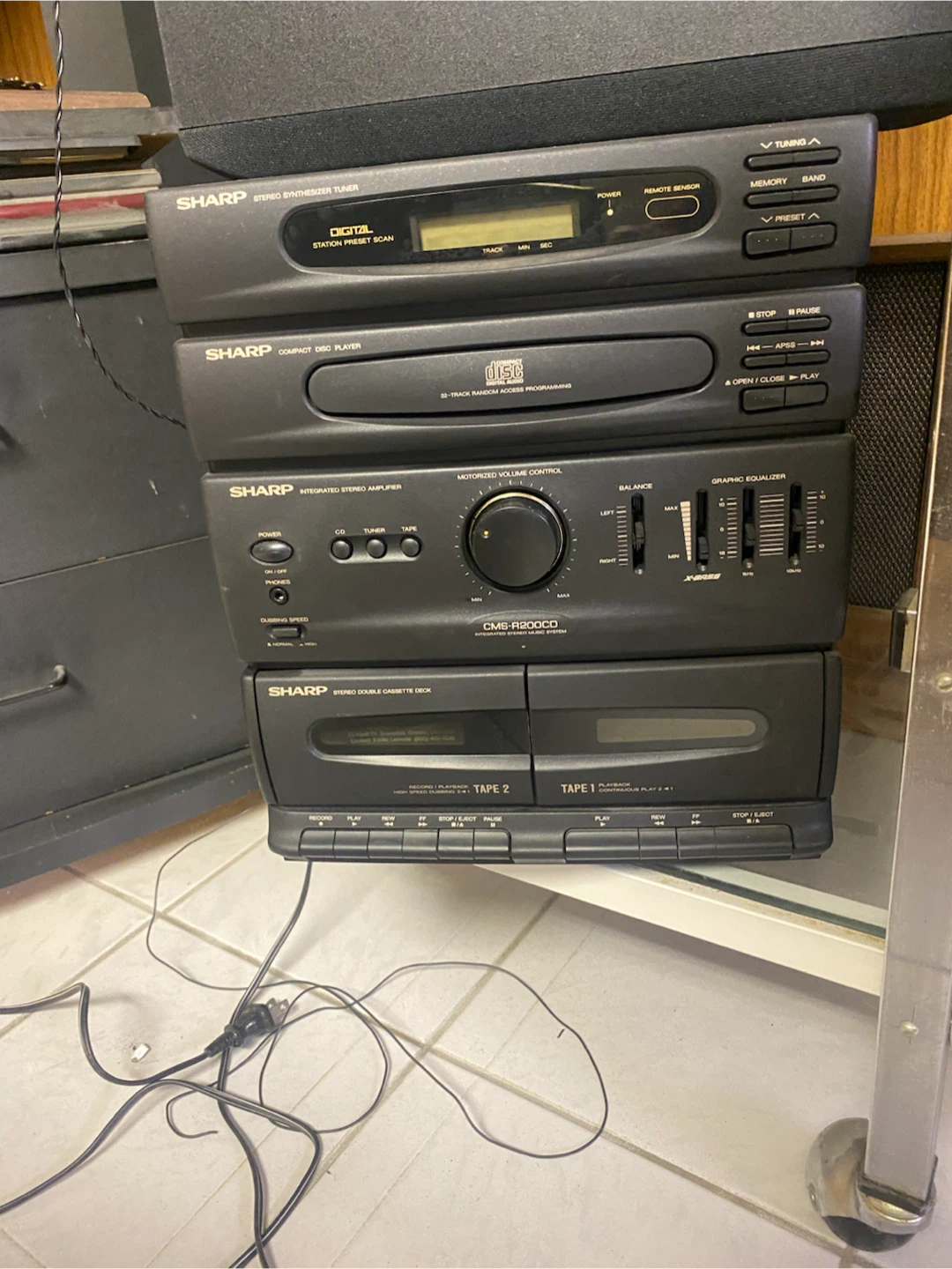 Sharp CMS-R200CD Integrated Stereo Music System - photo 2