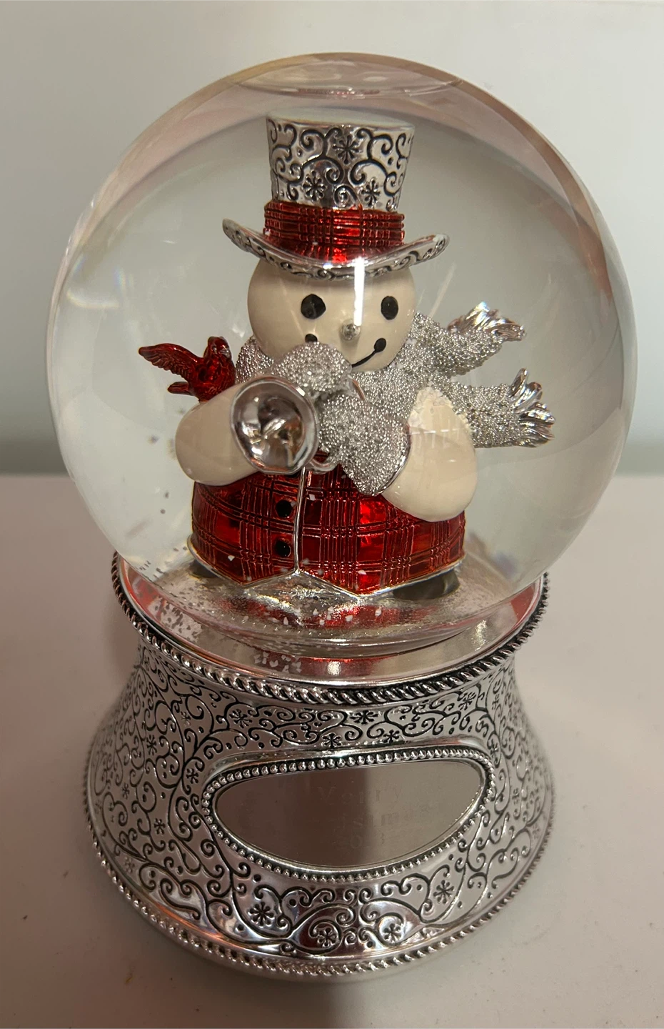 Snowman Musical Snow Globe 2013