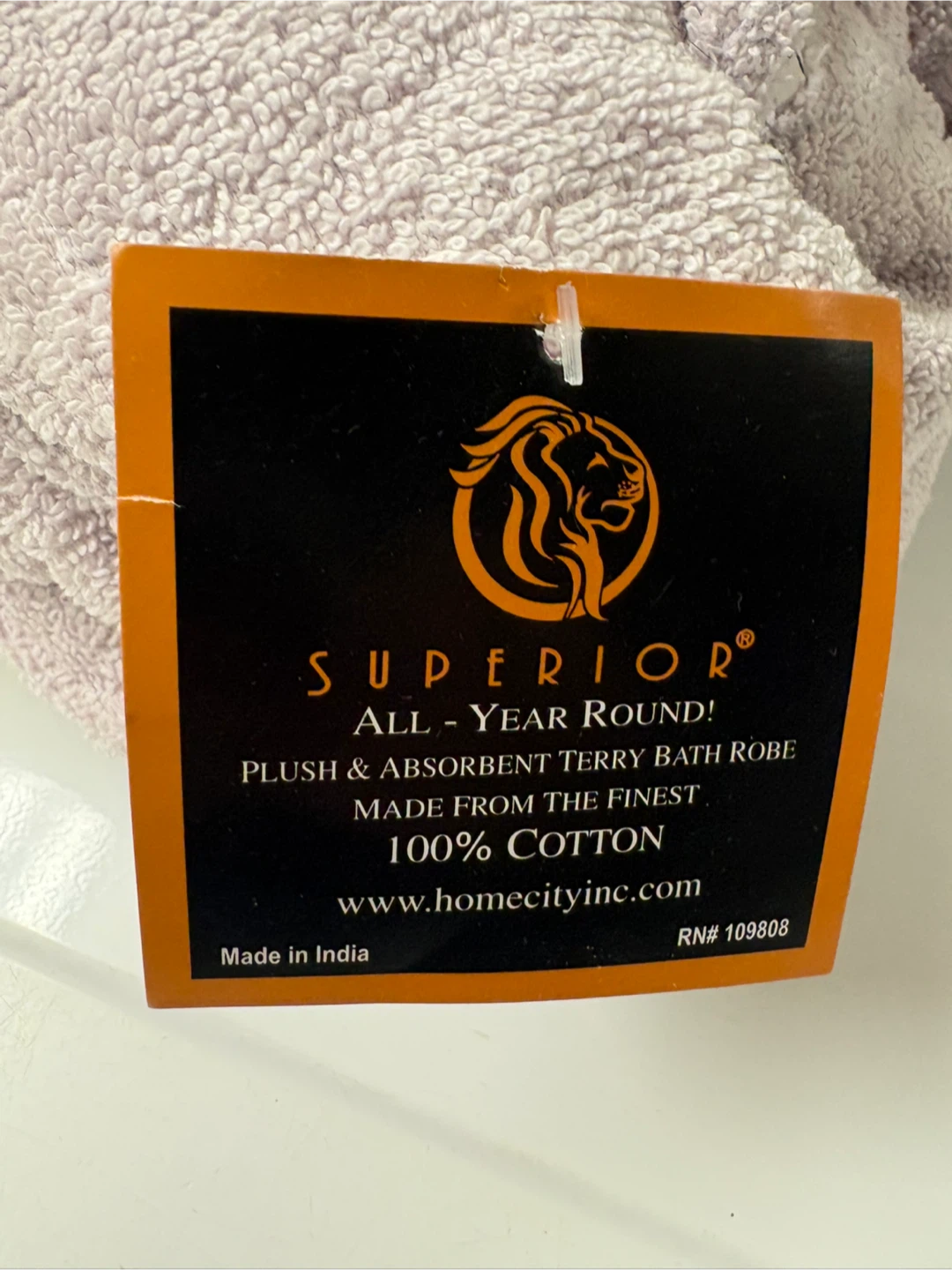 Superior Unisex Terry Bath Robe - Large - photo 5