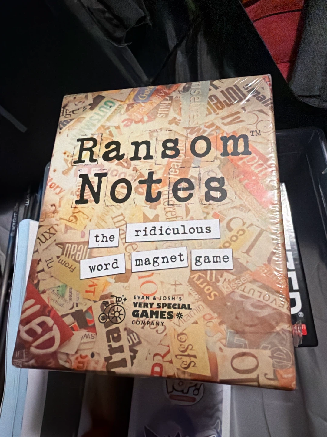 Ransom Notes Word Magnet Game