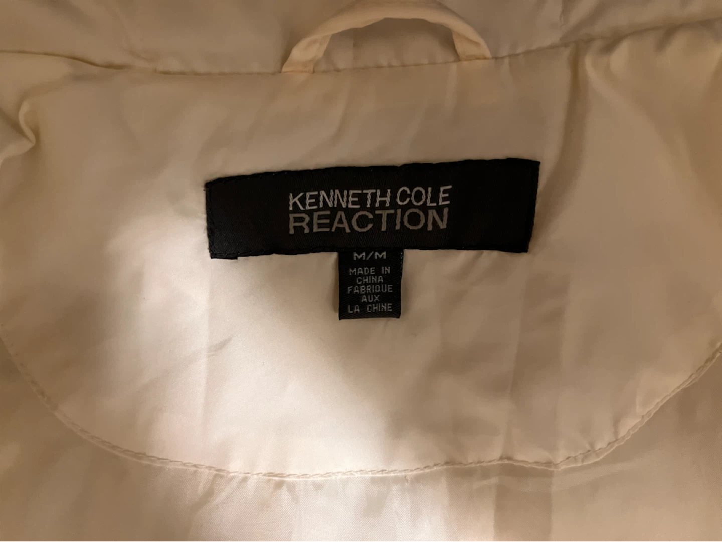 Kenneth Cole Reaction White Puffer Jacket - photo 2