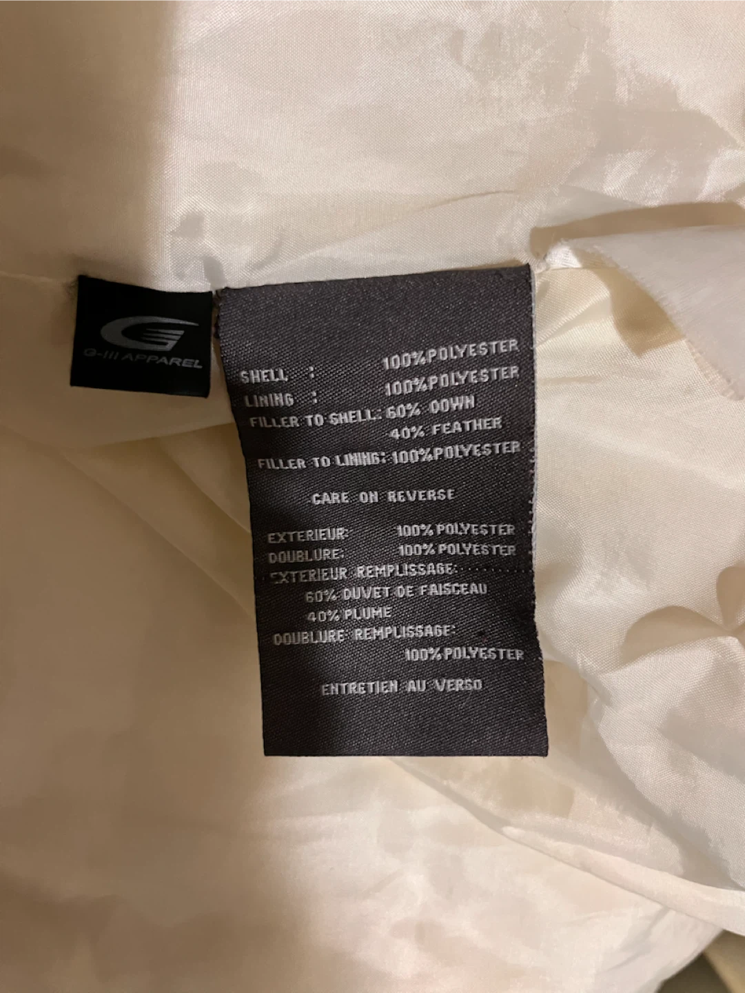 Kenneth Cole Reaction White Puffer Jacket - photo 3