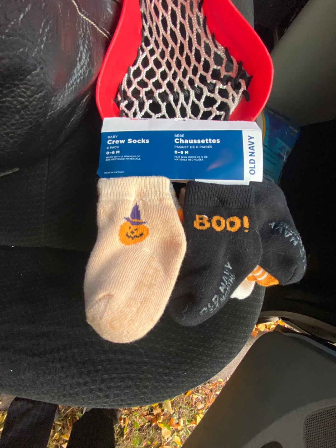 4/$10 NWT Baby Halloween Crew Socks 6-Pack