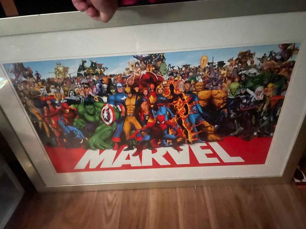 Framed Marvel Superheroes Poster - photo 2