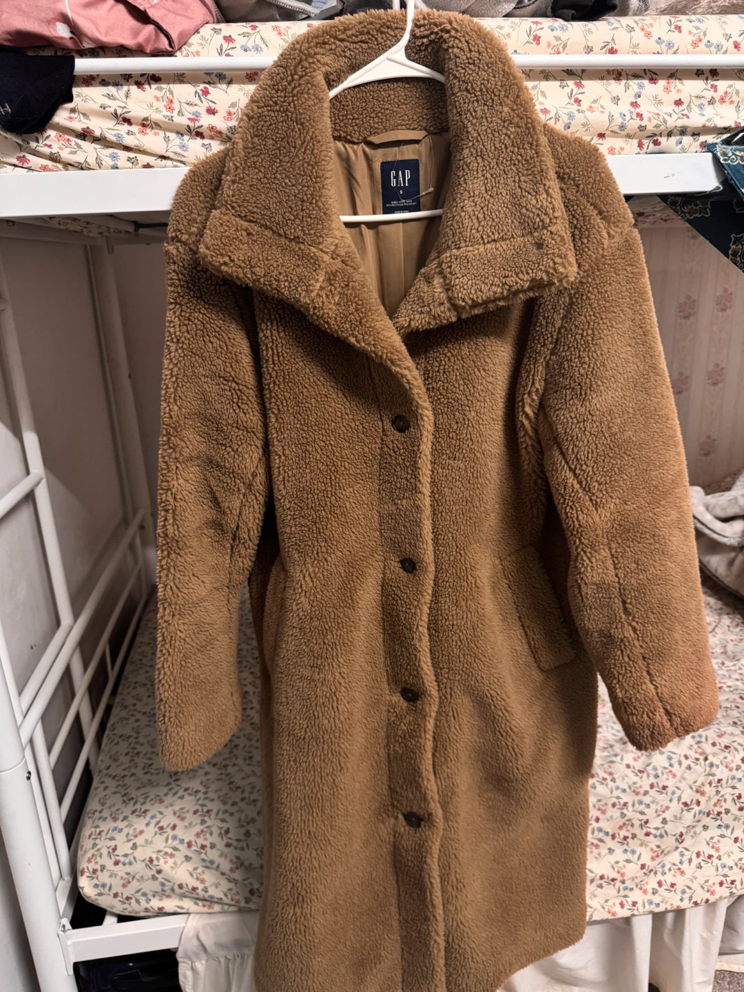 Gap Brown Faux Sherpa Coat