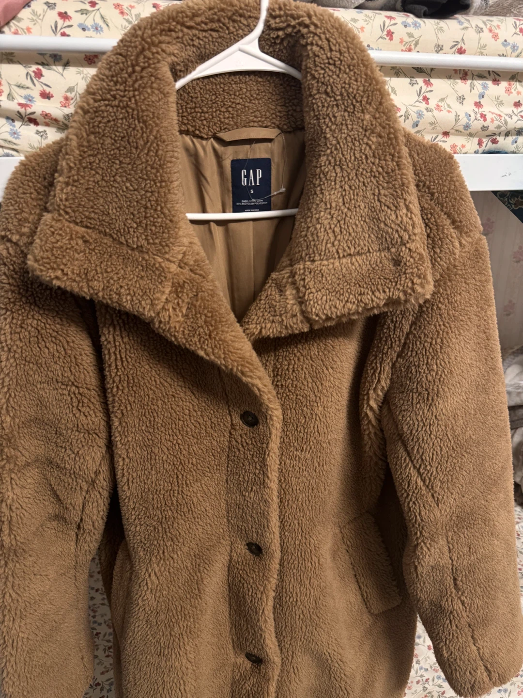 Gap Brown Faux Sherpa Coat - photo 2