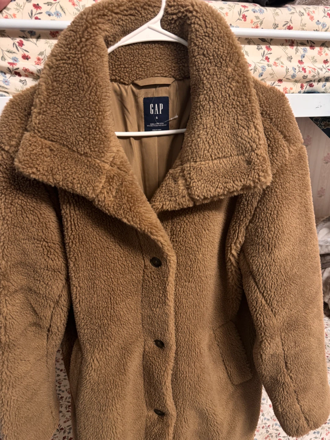 Gap Brown Faux Sherpa Coat - photo 3