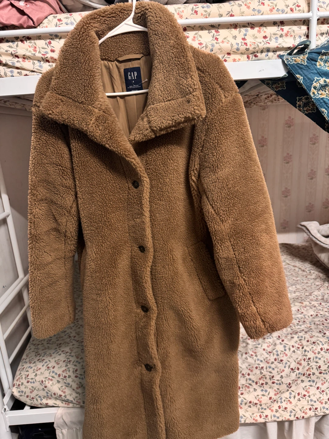Gap Brown Faux Sherpa Coat - photo 4