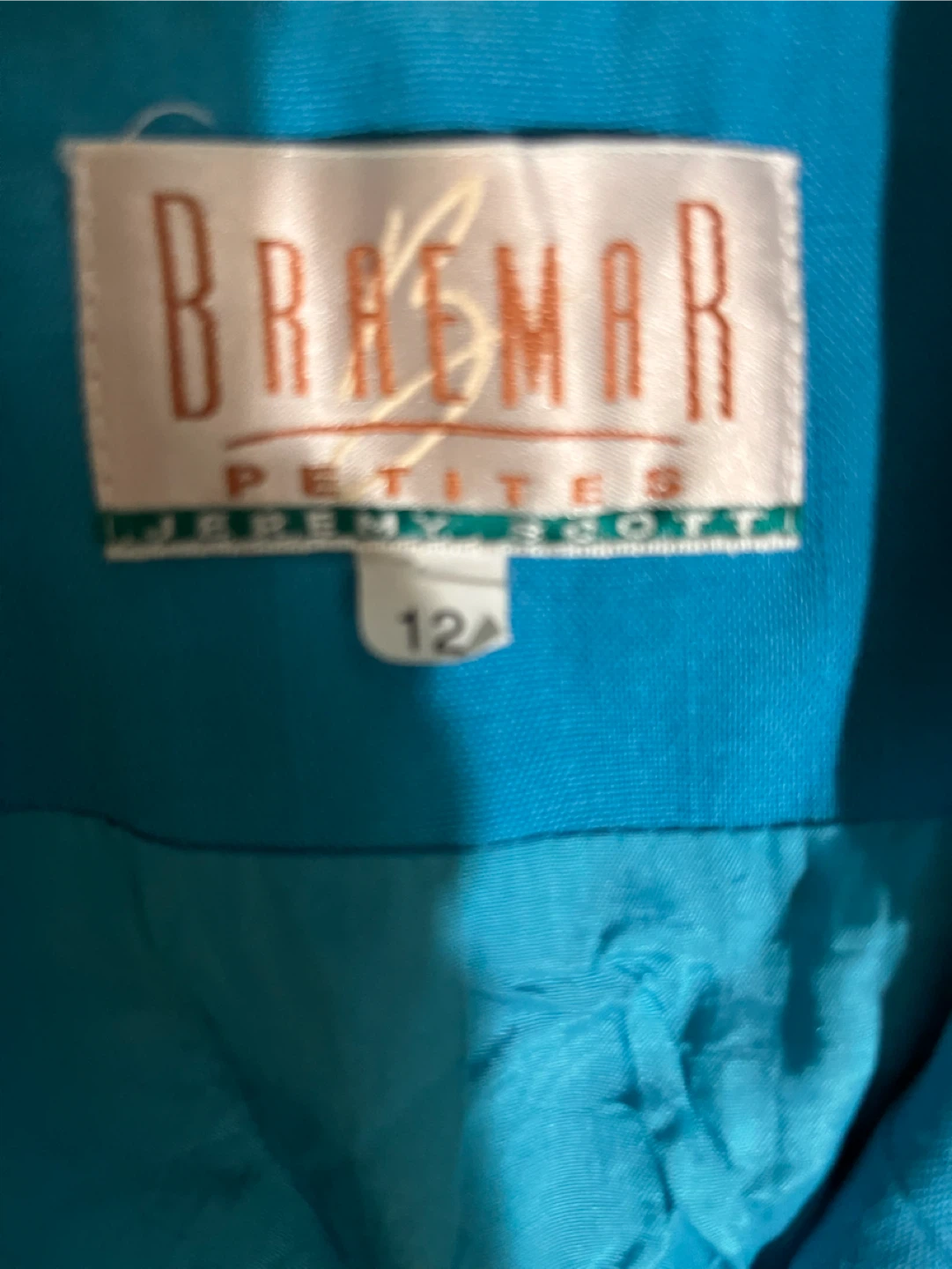 Braemar Petites Teal Blazer Size 12 - photo 2