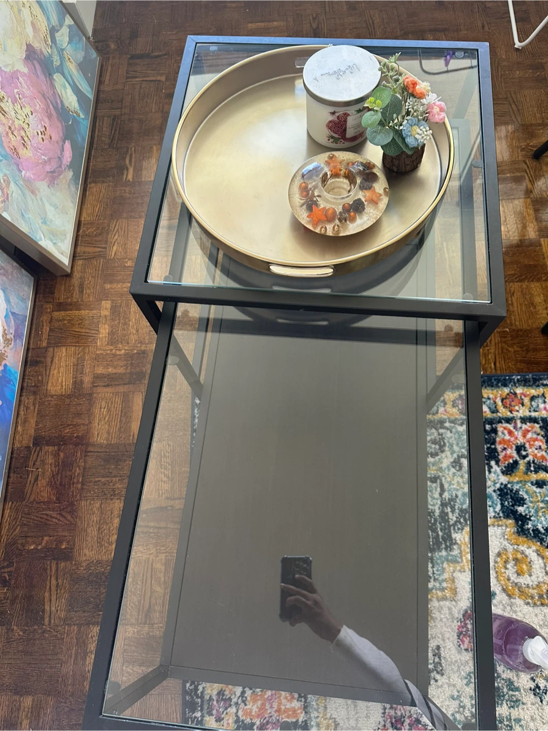 IKEA Vittsjo Nesting Coffee Table Set - photo 3