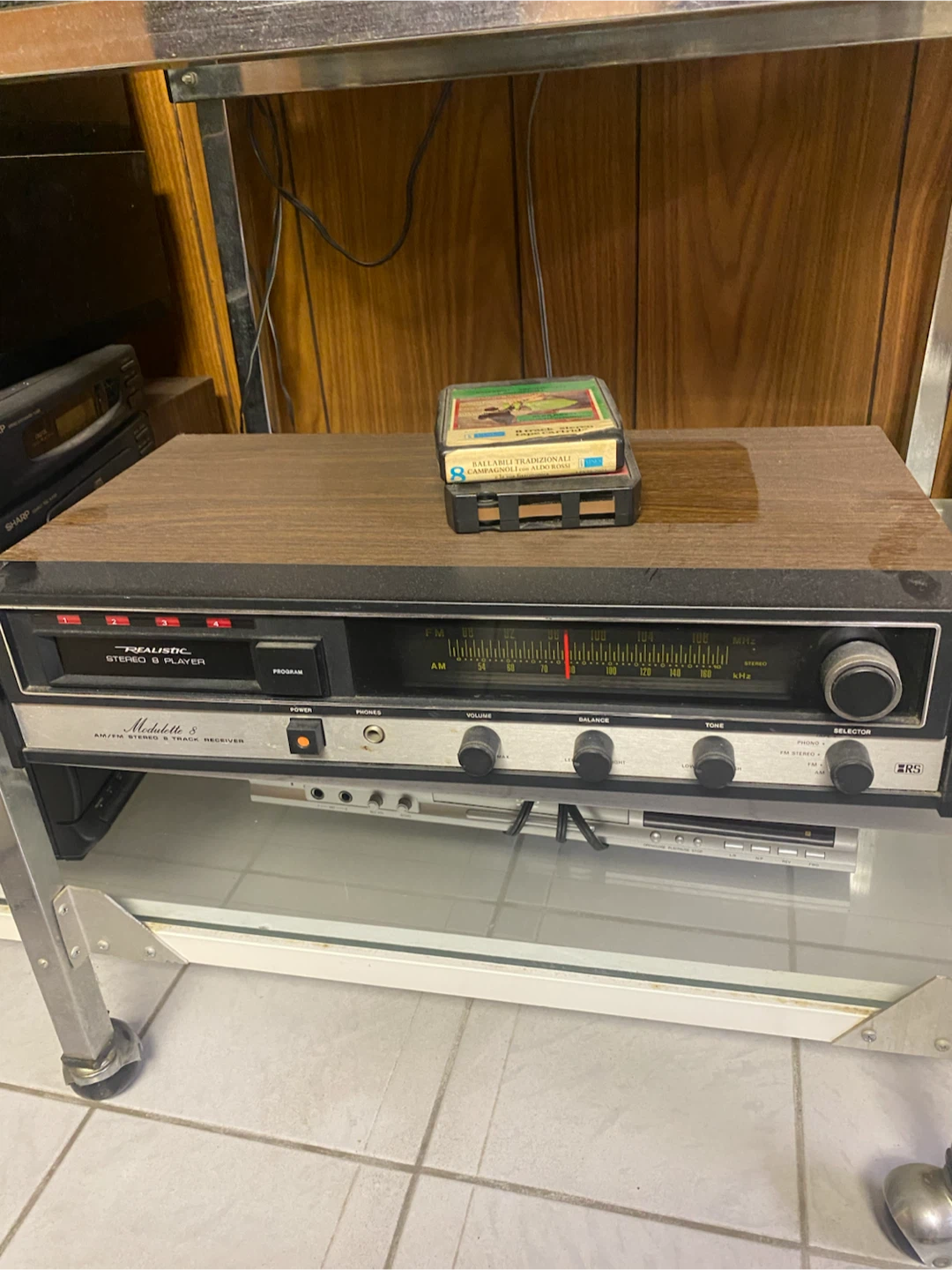 Realistic Modulette 8 AM/FM Stereo 8-Track Receiver
