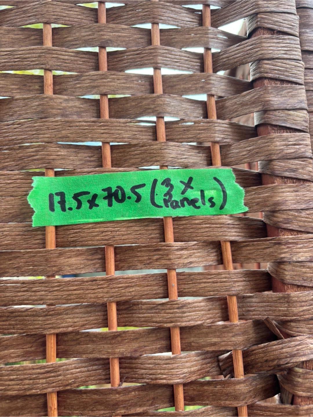 3-Panel Woven Room Divider - photo 4