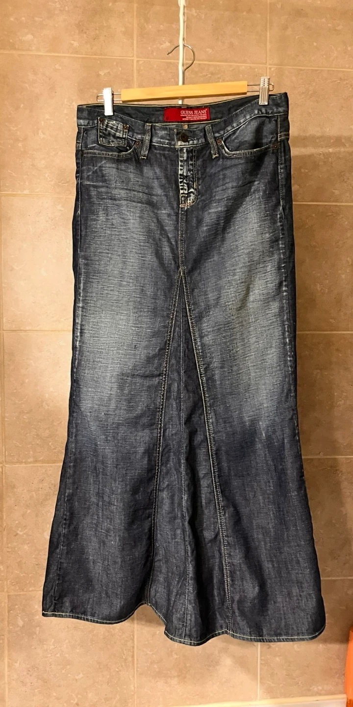 Guess Jeans Denim Maxi Skirt