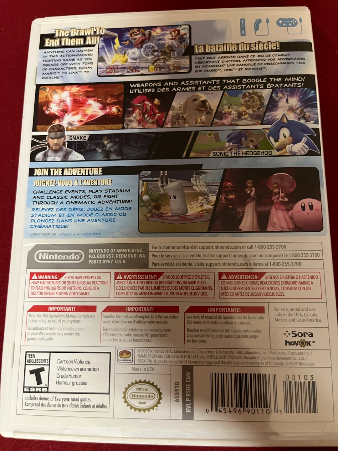 Super Smash Bros. Brawl for Nintendo Wii - photo 2
