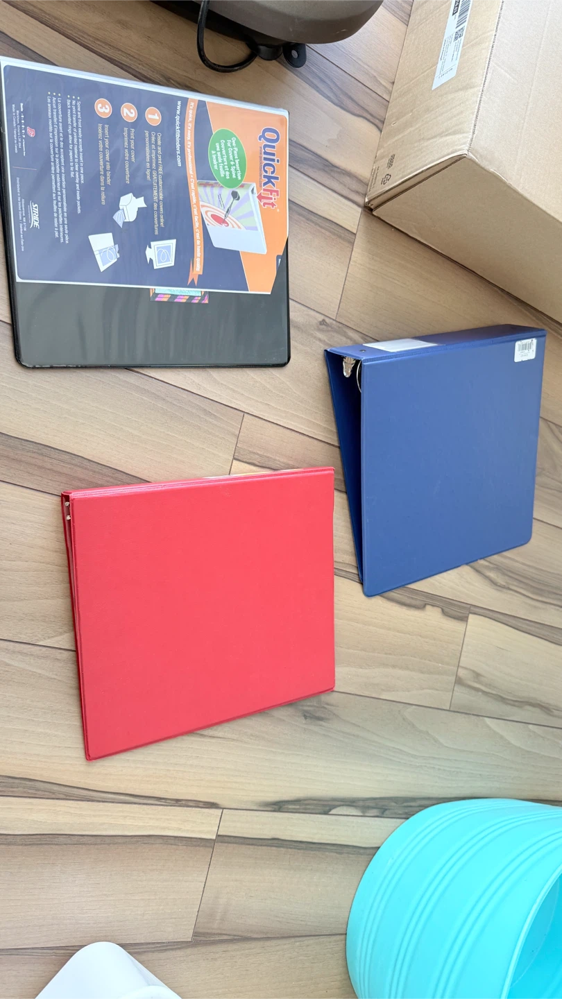 Three Stride QuickFit Binders