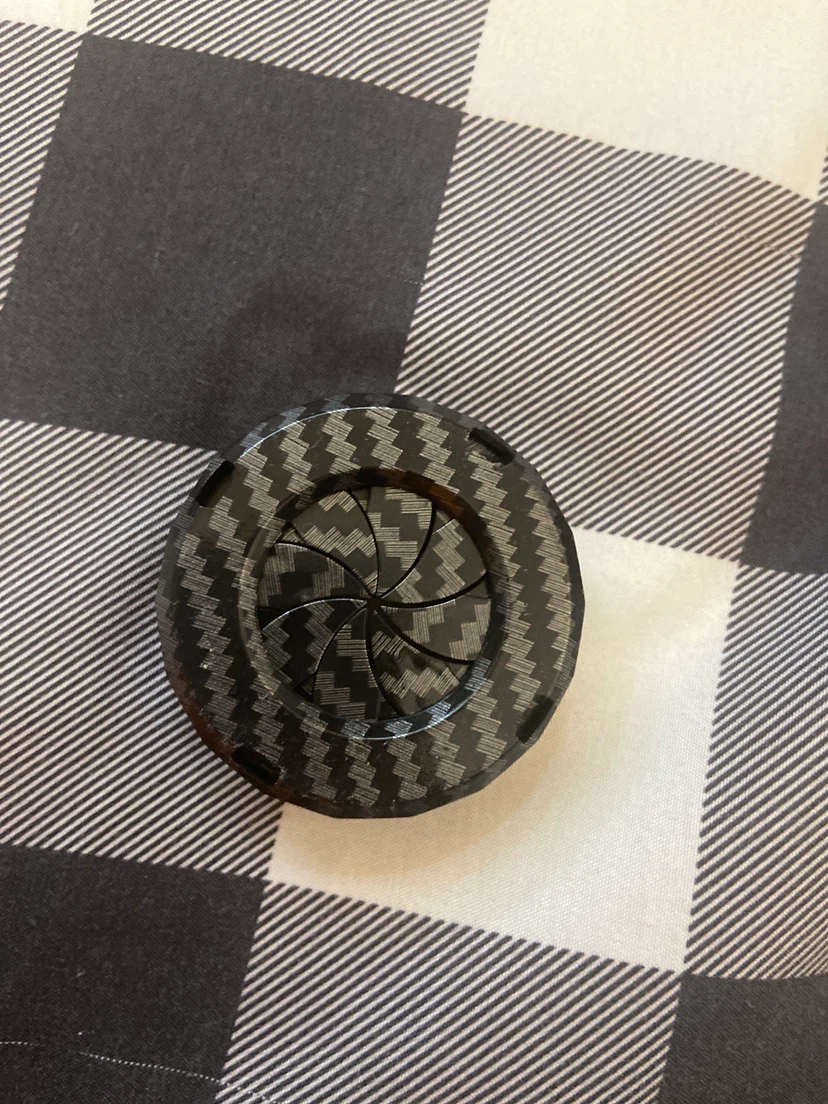 Carbon Fibre Pattern Fidget Spinner Toy