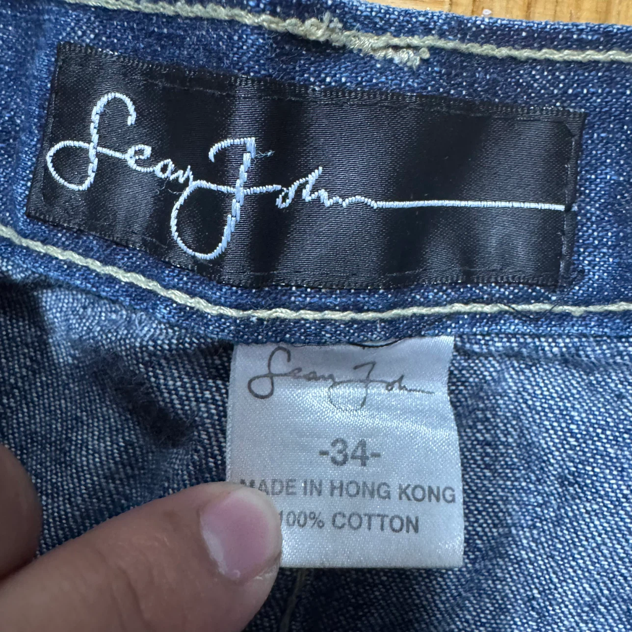 Sean John blue baggy y2k denim jeans - photo 4
