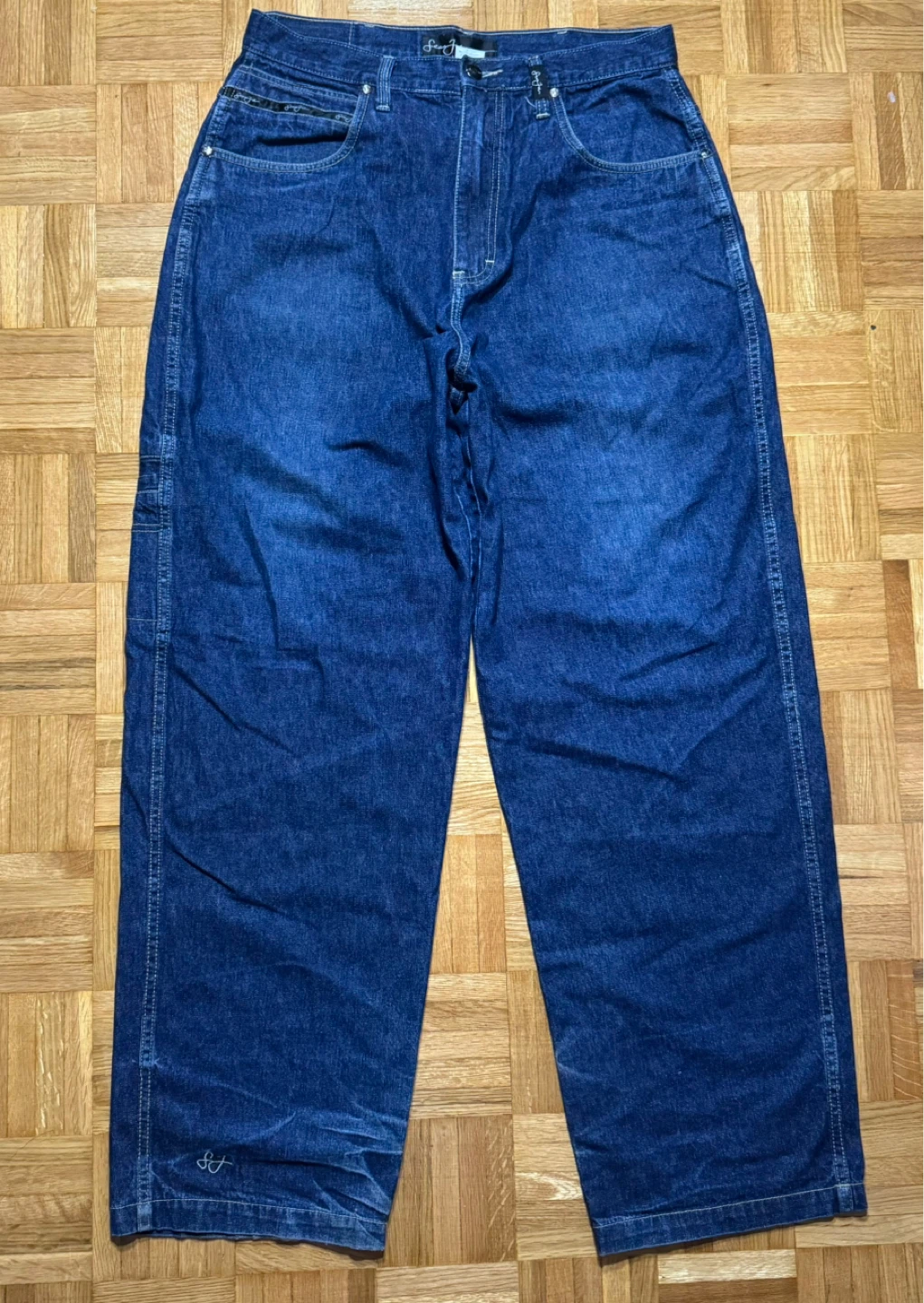 Sean John blue baggy y2k denim jeans - photo 5