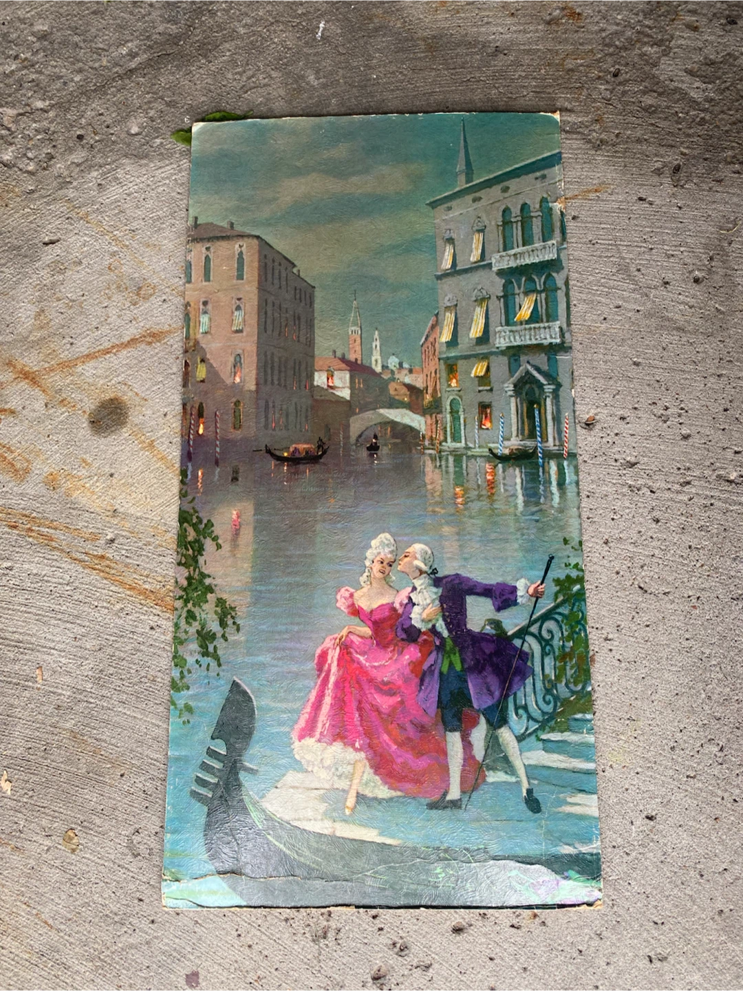 Vintage Venetian Scene Wall Art