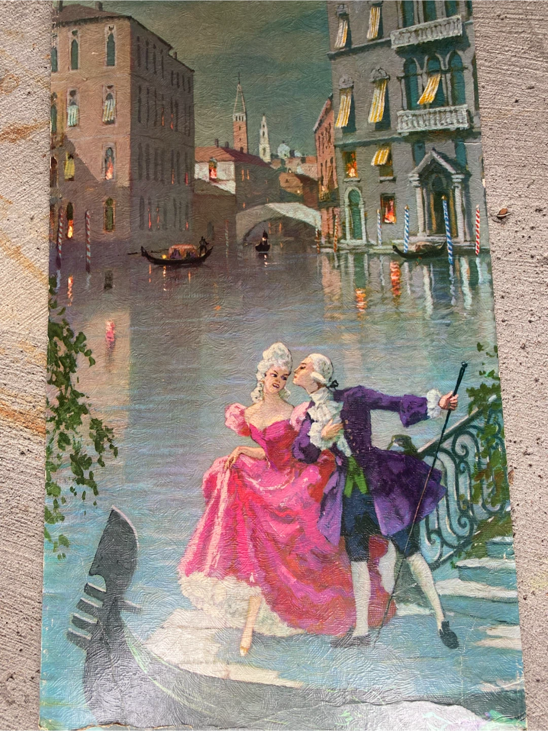 Vintage Venetian Scene Wall Art - photo 2