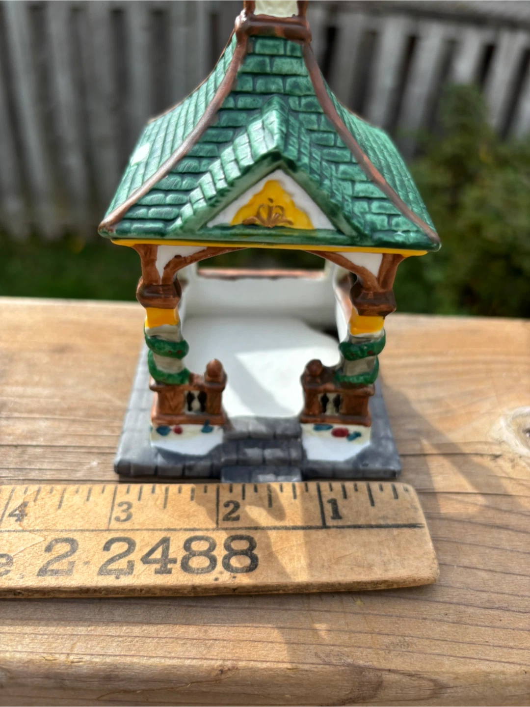 Ceramic Christmas Village Gazebo - photo 5