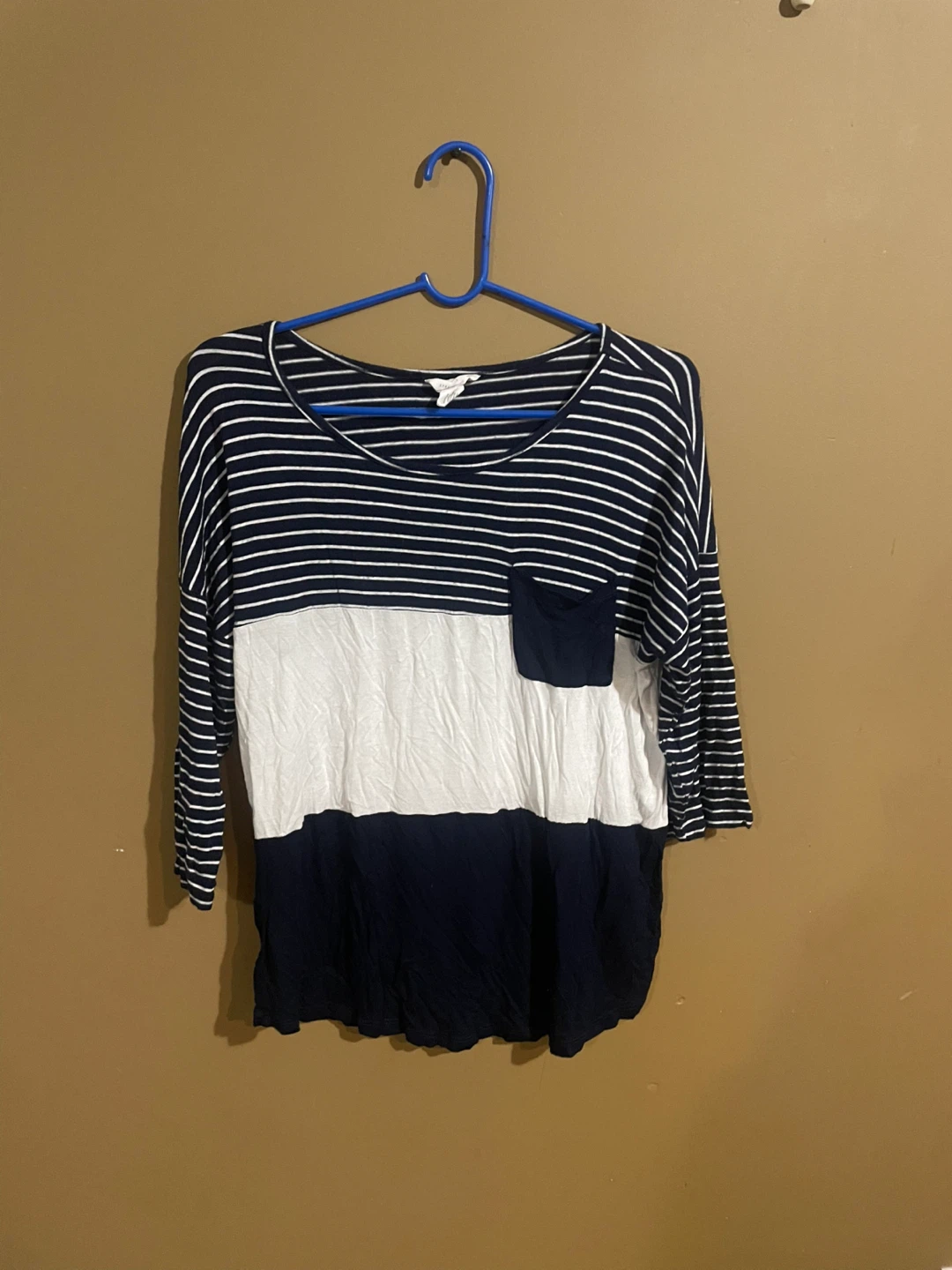 Striped Sleeve Top