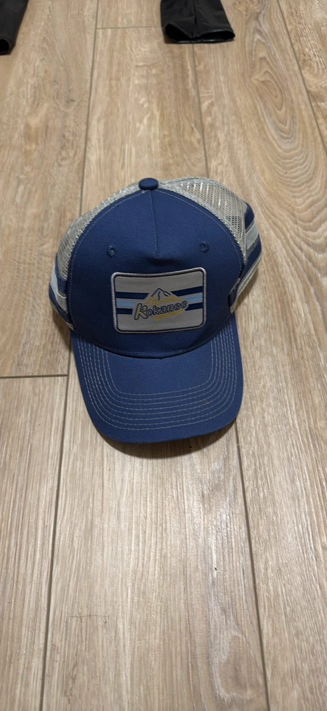 Kokanee Beer Blue Mesh Trucker Hat