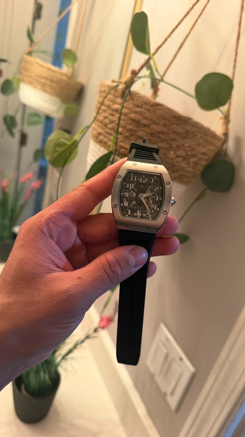 Richard Mille Style Skeleton Watch
