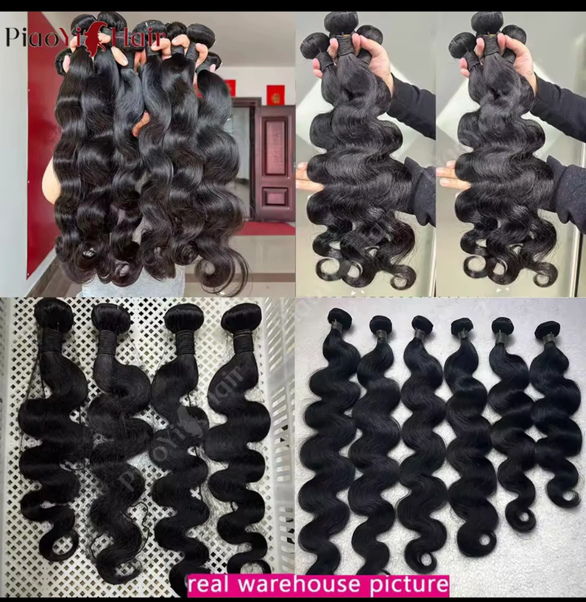 PiaoYi Hair Body Wave Bundles human hair - photo 3